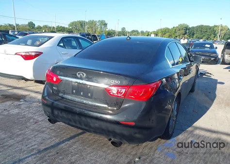 2017 Infiniti Q50 3.0T Premium z USA, uszkodzony, nr VIN JN1EV7AR0HM831552